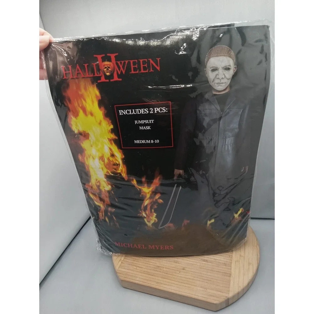 *Brand New* Michael Myers Costume Halloween Cosplay Horror Slasher Child Medium - Picture 7 of 10